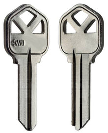 KW1-NP LockGenics Key Blanks – 50 Pack – Nickel-Plated 5-Pin Key Blanks for Kwikset Residential & Commercial Locks