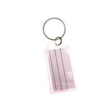 POLY-PLASTIC Key Tags – 100 Pack – Durable Transparent Key Labels for Easy Organization