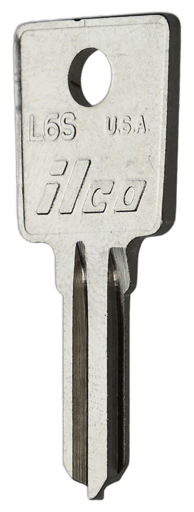 ILCO L6S Key Blanks – 10 Pack | Furniture & Cabinet Lock Key Blank | Compatible with Abbess, Bostich, Delsey, Hafele, LAS, SWS, Votex Roof Racks & More