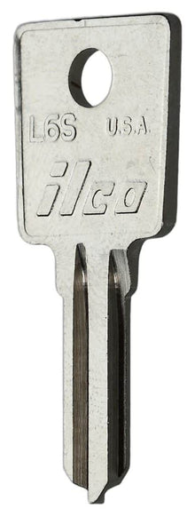 ILCO L6S Key Blanks – 10 Pack | Furniture & Cabinet Lock Key Blank | Compatible with Abbess, Bostich, Delsey, Hafele, LAS, SWS, Votex Roof Racks & More