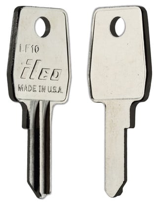 LF10 Key blanks for Residential & Commercial Keys 10/pack ILCO