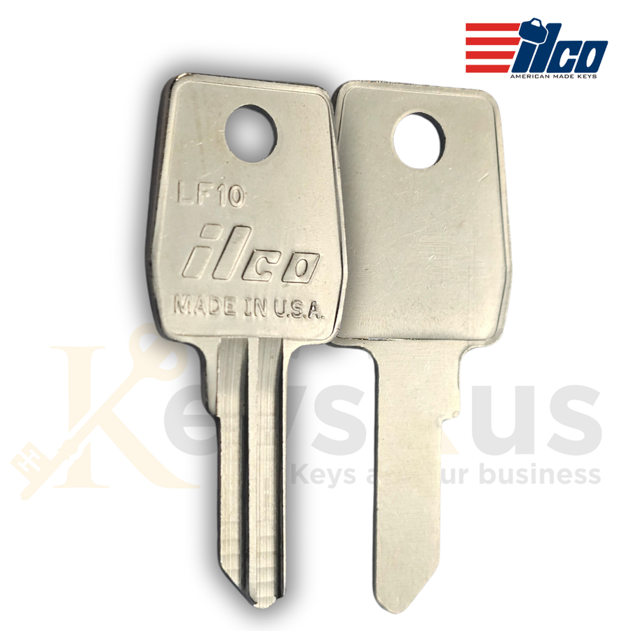 LF10 Key blanks for Residential & Commercial Keys 10 pack ILCO
