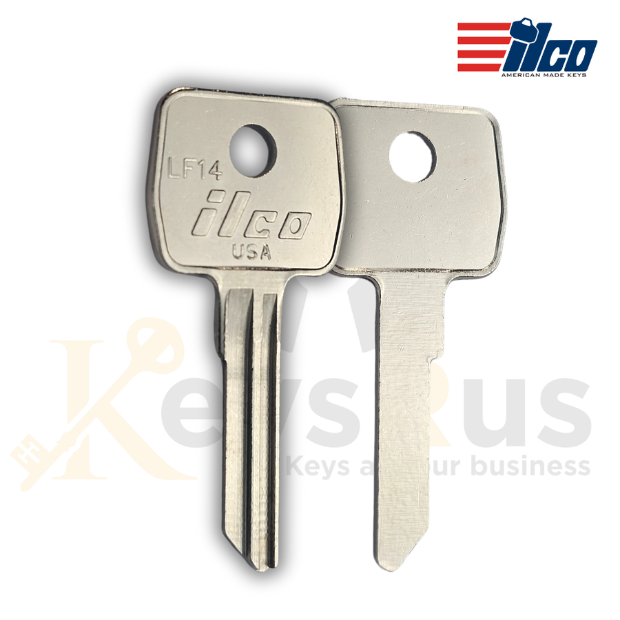 LF14 Key blanks for Residential & Commercial Keys 10 pack ILCO