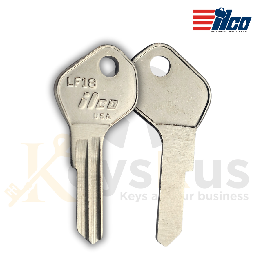 LF18 Key blanks for Residential & Commercial Keys 10 pack ILCO