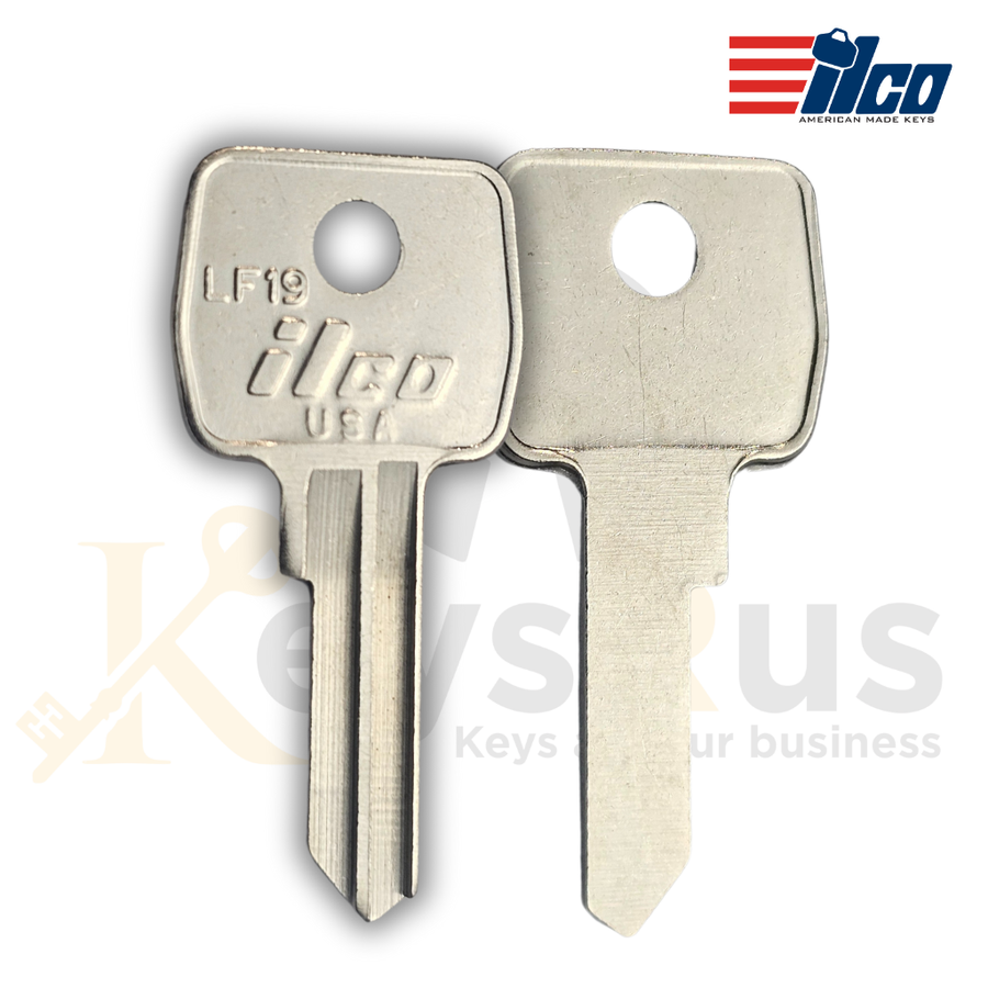 LF19 Key blanks for Residential & Commercial Keys 10 pack ILCO
