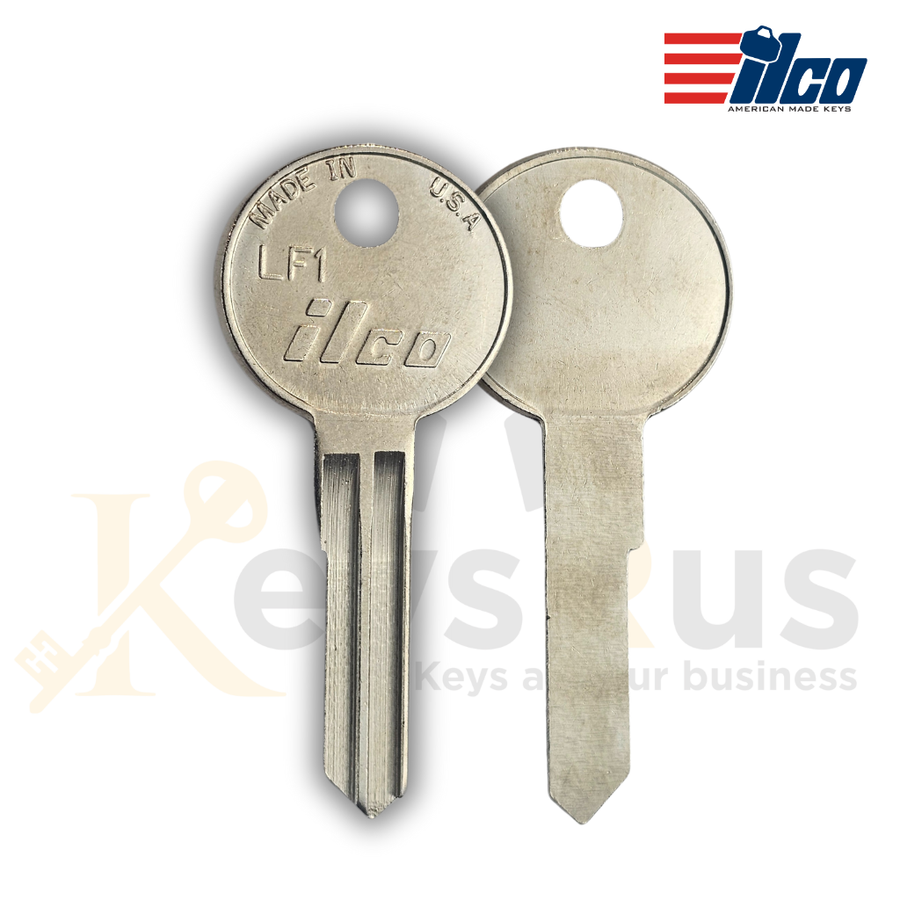 LF1 Key Blanks for Residential & Commercial Keys 10 pack - ILCO Brand