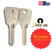 LF25 Key Blanks – 10-Pack | Compatible with Lowe & Fletcher and Lock Focus Cylinders