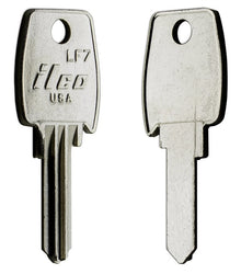 ILCO LF7 Key Blanks – 10 Pack | Compatible with Eurolock & Lowe & Fletcher | Nickel-Plated Brass