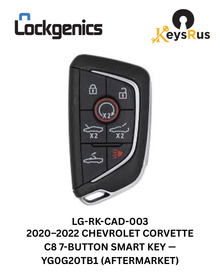 2020-2022 Chevrolet Corvette C8 / 7-Button Smart Key / YG0G20TB1 / PN: 13538852 (Aftermarket)