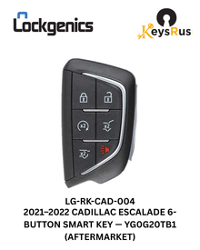 2021-2022 Cadillac Escalade / 6-Button Smart Key / FCC ID: YG0G20TB1 / PN: 13538864 (433 MHz)(Aftermarket)