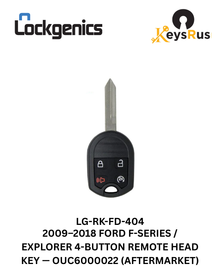 2009-2018 Ford F-Series Explorer / 4-Button Remote Head Key / OUC6000022 (Aftermarket)