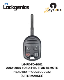 2012-2019 Ford / 4-Button Remote Head Key / OUCD6000022 (Aftermarket)