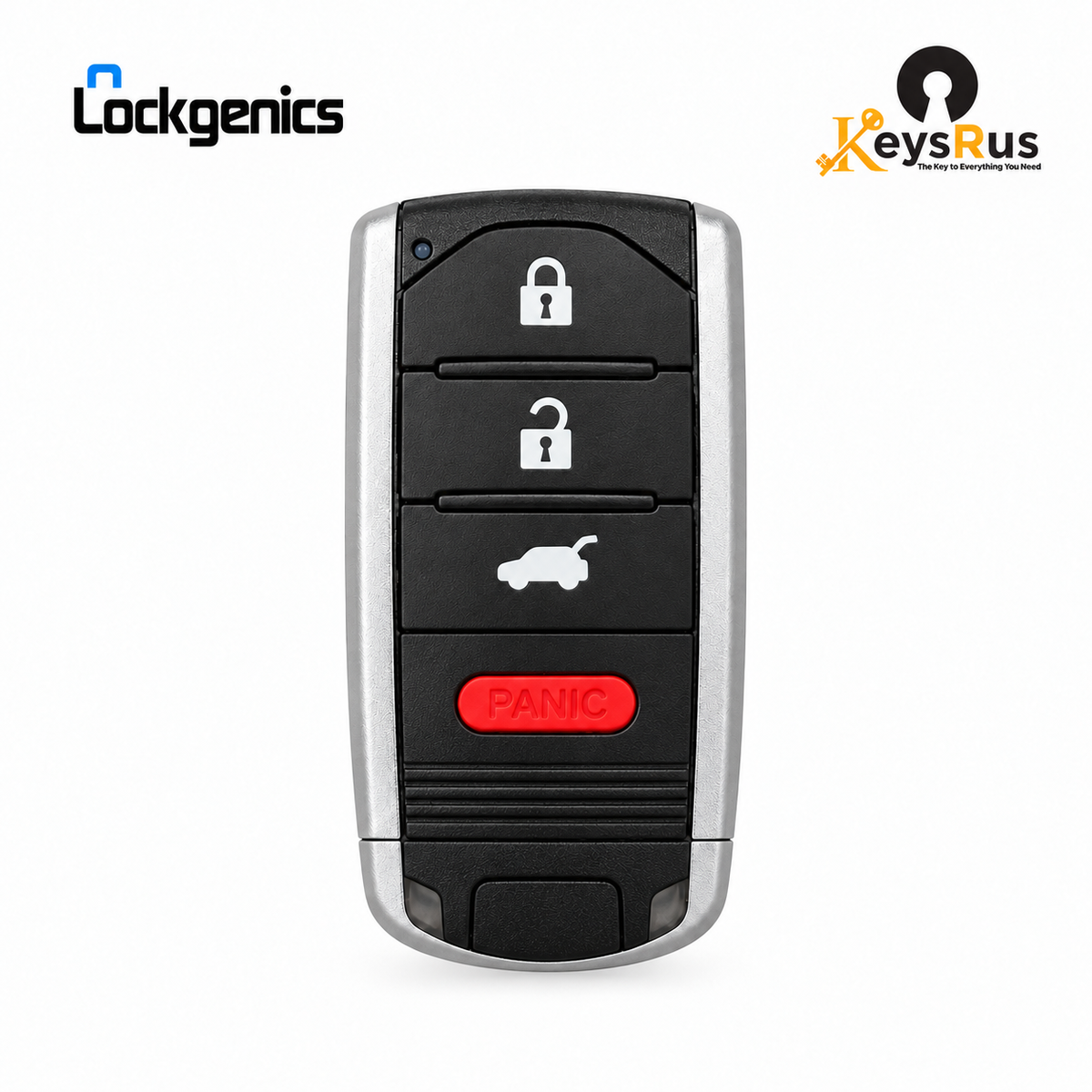 LockGenics aftermarket 2013-2015 Acura RDX Technology 4-button smart key front, KR5434760, 72147-TX4-A01