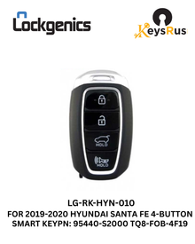 2019-2020 Hyundai Santa Fe / 4-Button Smart Key / PN: 95440-S2000 / TQ8-FOB-4F19 (Aftermarket)