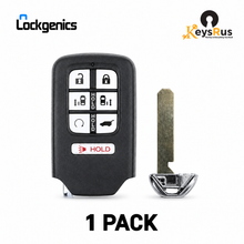 LockGenics Honda Odyssey KR5V2X 7-button aftermarket smart key — 1 pack with emergency key, Keys R Us
