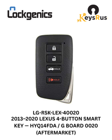 2013-2020 Lexus / 4-Button Smart Key / FCC ID: HYQ14FBA / G Board 0020 (Aftermarket)