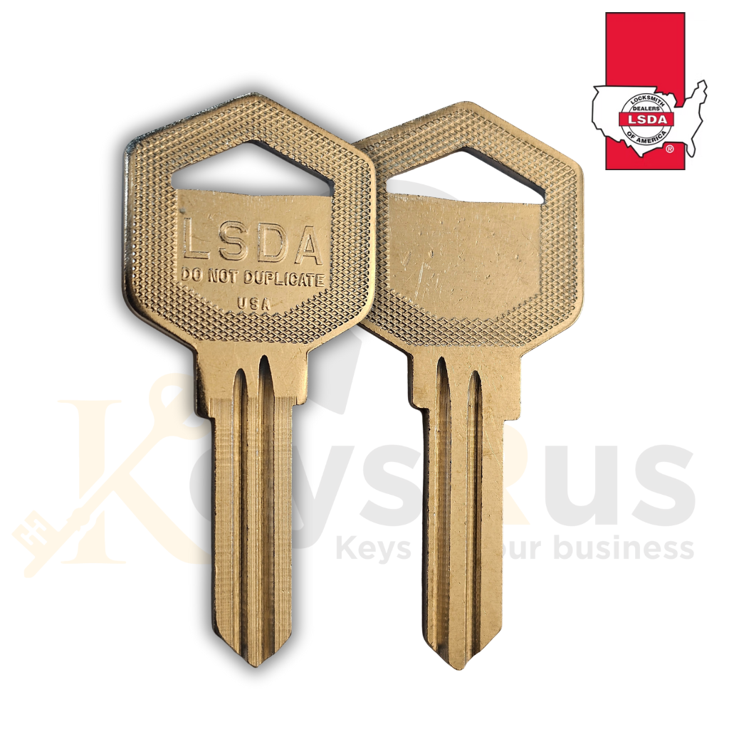 LSDA Restricted LSA Keyway – 5-Pin Locksmith Key (LSDA15) – High ...
