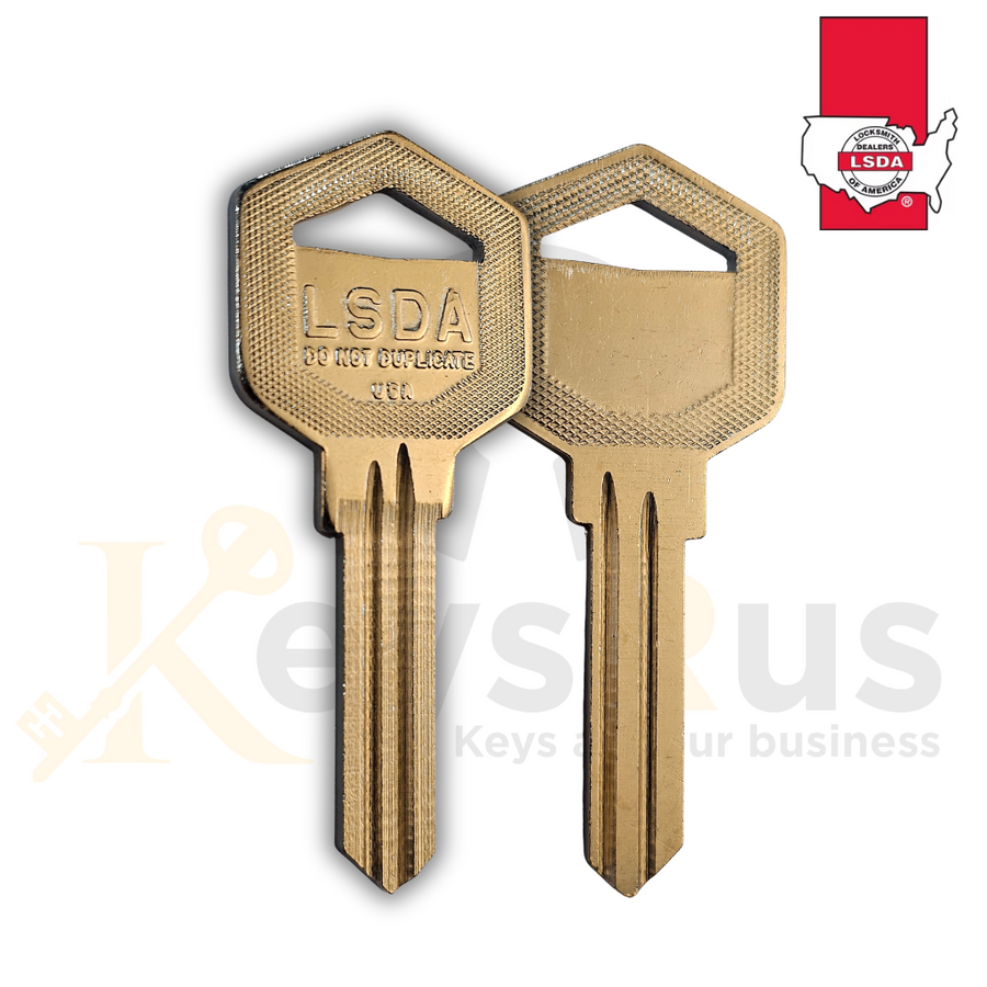 LSDA20 restricted LSA keyway 6-pin key blanks