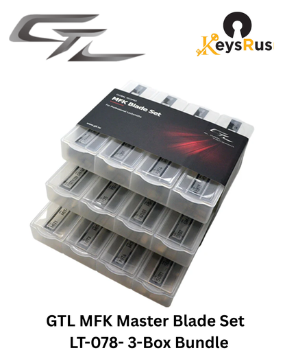 LT-078: GTL MFK Master Blade Set — 3-Box Bundle (240 Blades)