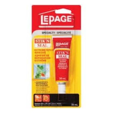 LePage® Stik’n Seal® Extreme Repair Adhesive | Waterproof, Flexible, All-Purpose Gel Adhesive