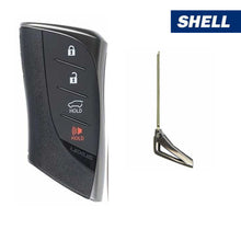 Lexus 4-Button Smart Key Shell – HYQ14FBF | 2018–2023 Models | With EK-LEX-150 Emergency Key | Compatible with Lonsdor LT20-07