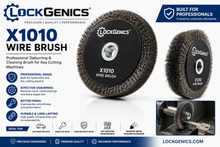 LockGenics X1010 Key Machine-Key Cutting Machine Wire brush – Cleaning & Debris Removal Wheel