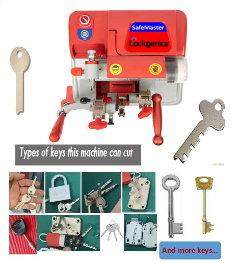 LockGenics SafeMaster Sami – Automatic Key Cutting Machine for Special Bit, Double Bit & Safe Keys