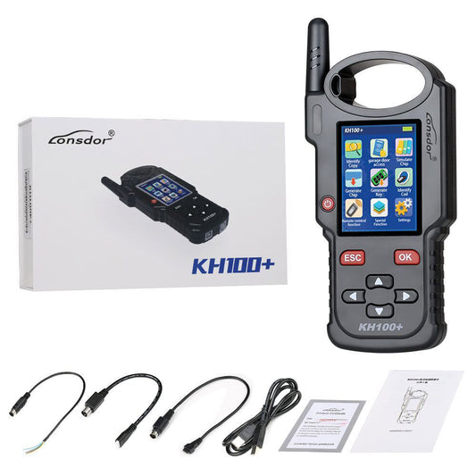 Lonsdor KH100+ Handheld Remote & Key Programmer – Supports Toyota H-Chip