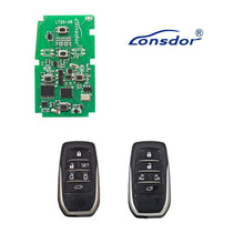 Lonsdor LT20-06-5 Smart Key PCB – 5-Button | 8A + 4D Chip | For Toyota Alphard, Vellfire, Previa | Adjustable Frequency