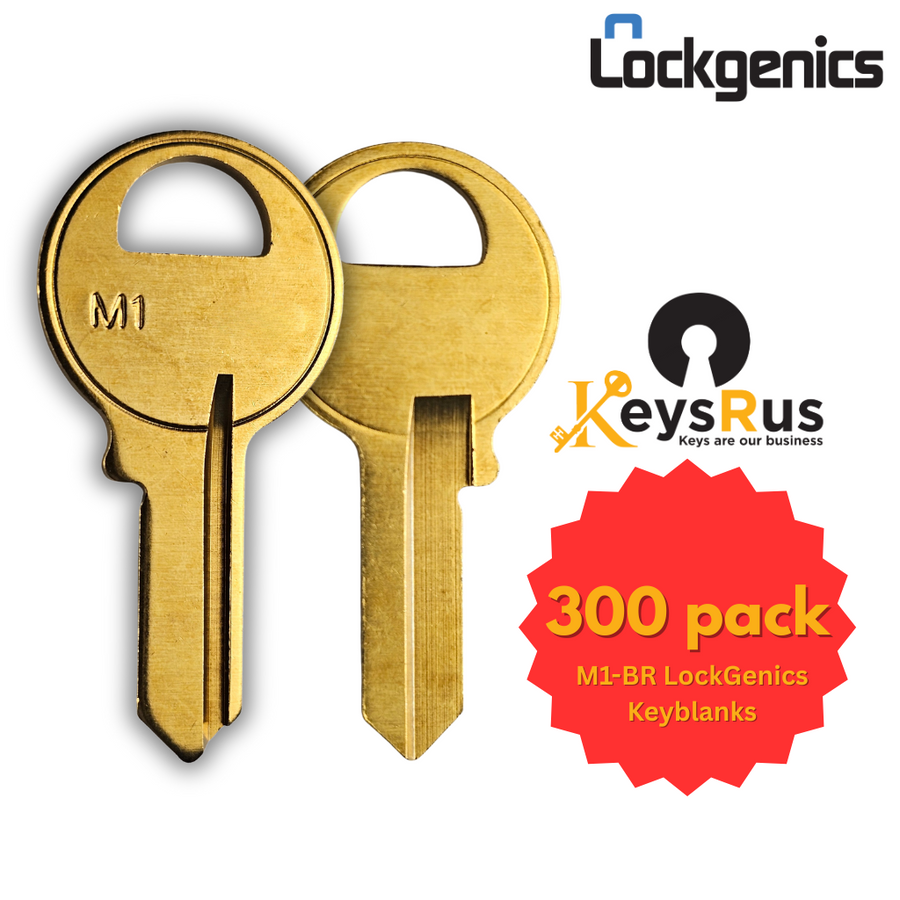 M1, LockGenics M1-BR Master Key Blank - 300 Pack