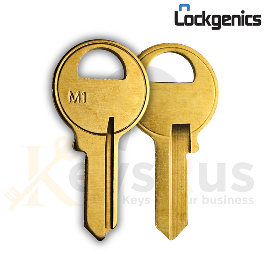 M1, LockGenics M1-BR Master Key Blank - 10 Pack