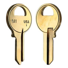 M1-BR master key blank for padlock 250 M1 Brass keys 250pack ILCO