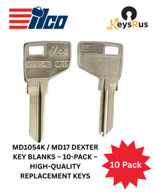 MD1054K / MD17 Dexter Key Blanks – 10-Pack – High-Quality Replacement Keys