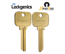 MDXYZ Lockgenics Medeco Master Key Blank – Compatible with Medeco BiAxial Y3 / X3 / Z3  (Aftermarket Nickel Silver)