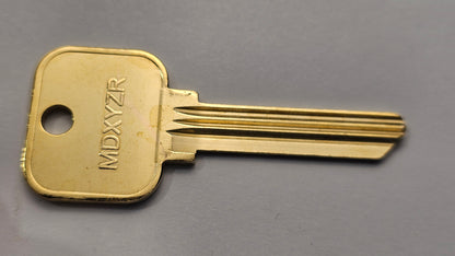 MDXYZR Lockgenics Medeco Reverse Key Blank – Compatible with Medeco BiAxial F2, X3R, Y3R, Z3R (Aftermarket Nickel Silver)