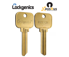 MDXYZR Lockgenics Medeco Reverse Key Blank – Compatible with Medeco BiAxial F2, X3R, Y3R, Z3R (Aftermarket Nickel Silver)