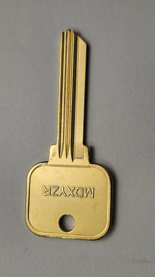 MDXYZ Lockgenics Medeco Master Key Blank – Compatible with Medeco BiAxial Y3 / X3 / Z3  (Aftermarket Nickel Silver)