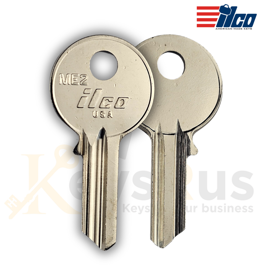 ME2 MERONI Key Blanks, 10 Pack, Durable Replacement Keys for Meroni Locks