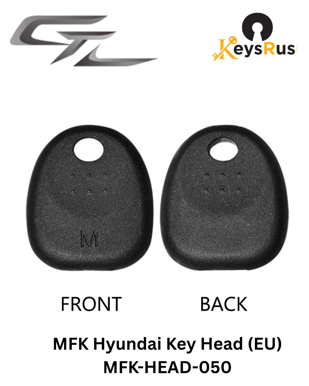 MFK-HEAD-050 - MFK Hyundai Key Head (EU) European-market Hyundai / Kia — HYN14R profile MFK blades 5 Pack