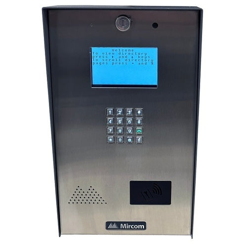 Mircom TX3-2000-8UR-C – TX3 Reinforced Voice Entry System, Hands-Free