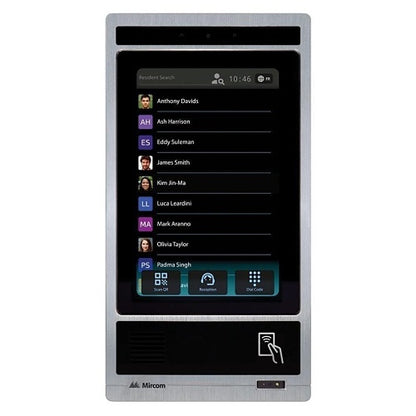 Mircom TX3-T10-G – TX3 Series 10" Touch Screen Video Intercom System, VoIP/PSTN, Space Gray