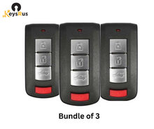 MITSUBISHI 4-BUTTON 315 MHz SMART KEY FOB (OUC644M-KEY-N, 46 Chip) – PN: 8637B885 / 8637A228 – Bundle of 3