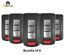 MITSUBISHI 4-BUTTON 315 MHz SMART KEY FOB (OUC644M-KEY-N, 46 Chip) – PN: 8637B885 / 8637A228 – Bundle of 5