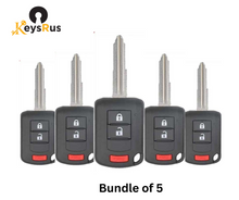 5-Pack Mitsubishi Eclipse Cross 2018–2020 3-Button Remote Head Keys – 315 MHz OUCJ166N (PN 6370C135, ID47)
