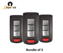 3-Pack Mitsubishi Mirage G4 2016–2020 4-Button Smart Keys – OUC003M (PN 8637B424, ID47)