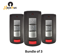 3-Pack Mitsubishi Mirage 2016–2020 Smart Keys – OUC003M (PN 8637B153) – Value Bundle