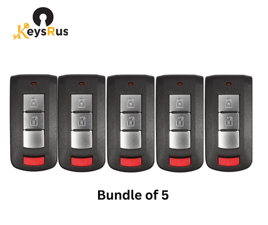 5-Pack 2019–2020 Mitsubishi Remote Head Keys – 2+1 Button – 315 MHz – OUCGHRM013 – Bulk Savings