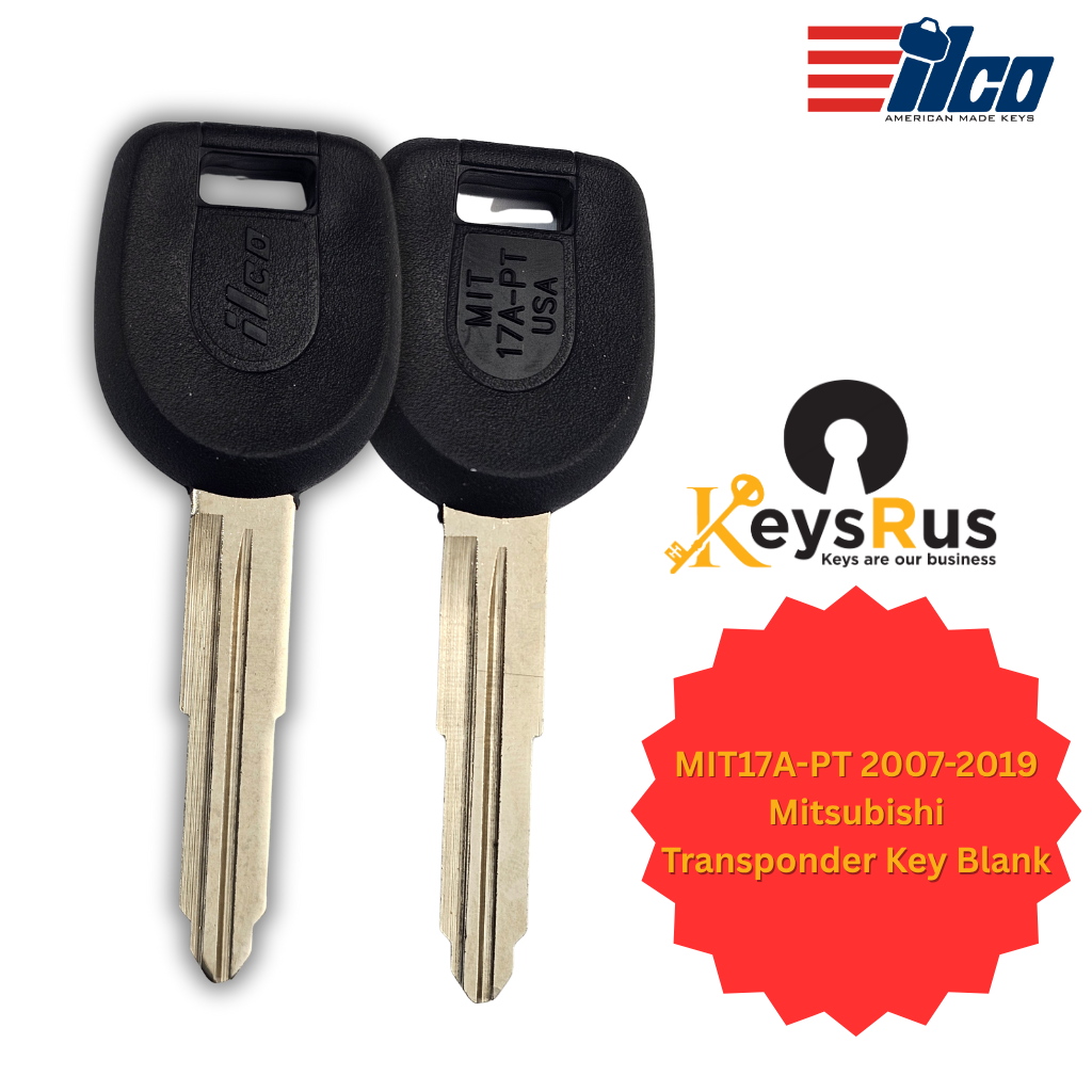 MIT17A-PT 2007-2019 Mitsubishi Transponder Key Blank – ILCO | OEM-Compatible Replacement