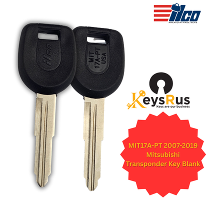 MIT17A-PT 2007-2019 Mitsubishi Transponder Key Blank – ILCO | OEM-Compatible Replacement