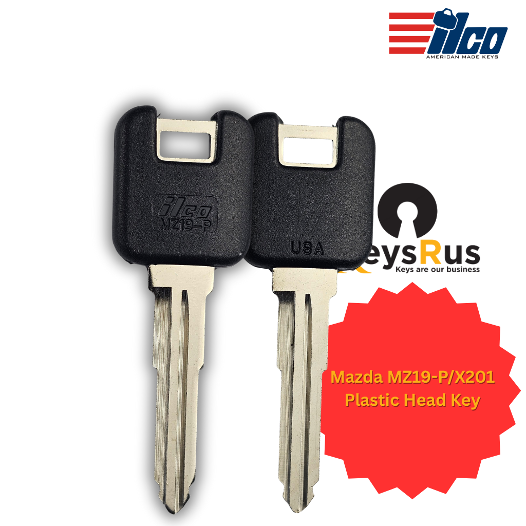 Introducing the Mazda MZ19-P/X201 Plastic Head Key for Enhanced Convenience and Security